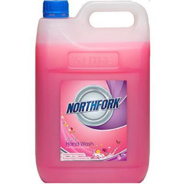 Northfork Liquid Handwash Soap 5L Litre Bulk Bottle 635010700 - SuperOffice