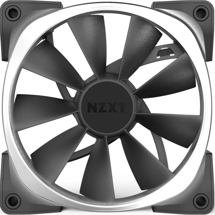 NZXT AER RGB 2 140mm PWM Case Cooling Fan Fluid Dynamic Bearing HF-28140-B1 HF-28140-B1 - SuperOffice