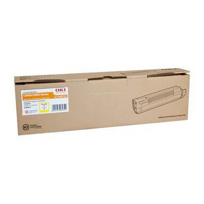 Oki 42487725 Toner Cartridge Yellow 43487725 - SuperOffice