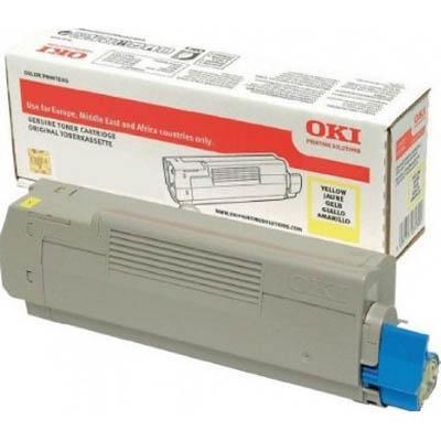 Oki C612 Toner 6000 Pages Yellow 46507509 - SuperOffice