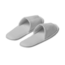 Open Toe Waffle Slip On Slippers White Hotel/Bath/Guest/Home 100 Pairs Bulk 573601 (100 Pairs) - SuperOffice