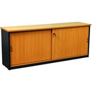 Oxley Credenza 1200 X 450 X 730Mm Beech/Ironstone CZ12BI - SuperOffice