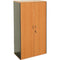 Oxley Full Door Storage Cupboard 900 X 450 X 1800Mm Beech/Ironstone FDBI - SuperOffice