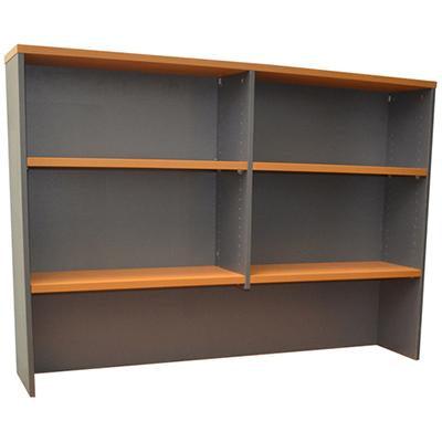Oxley Hutch 1800 X 315 X 1075Mm Beech/Ironstone HUTCH18BI - SuperOffice