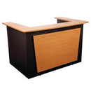 Oxley Reception Counter 1800 X 1160 X 1090Mm Beech/Ironstone REST18BI - SuperOffice