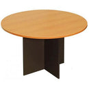 Oxley Round Meeting Table 1200Mm Diameter Beech/Ironstone MT12BI - SuperOffice