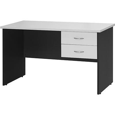 Oxley Student Desk With Two Drawers 1200 X 600 X 730Mm White DKS126WI - SuperOffice