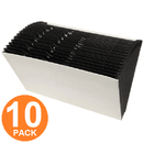 Pack 10 Marbig Expanding File Heavy Duty 21 Pocket No Flap 90061 (10 Pack) - SuperOffice