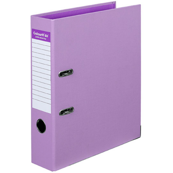 Pack 6 Colourhide Lever Arch File A4 Purple 6802019 (Pack 6) - SuperOffice