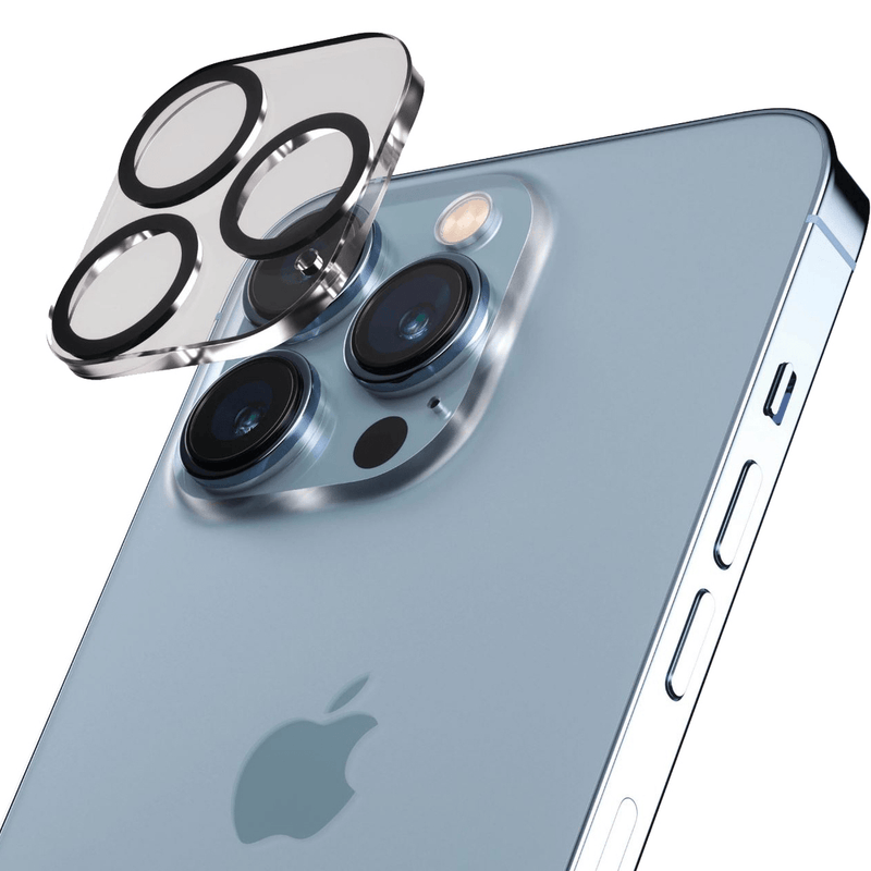 PanzerGlass Camera Lens Protector iPhone 13 Pro/Pro Max 6.1"/6.7" Case Friendly Black Border Shock/Scratch Resistant 384 - SuperOffice