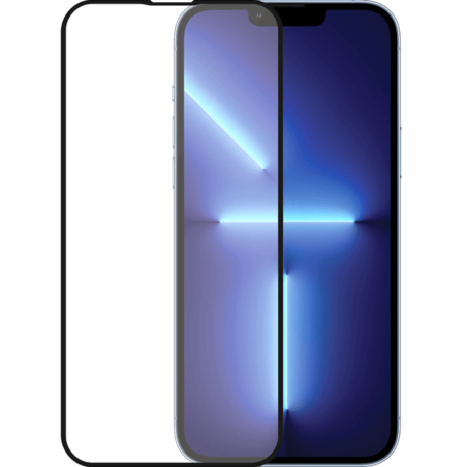 PanzerGlass Full Screen Protector Glass iPhone 13 Pro Max 6.7" Case Friendly Black Border PRO2746 - SuperOffice