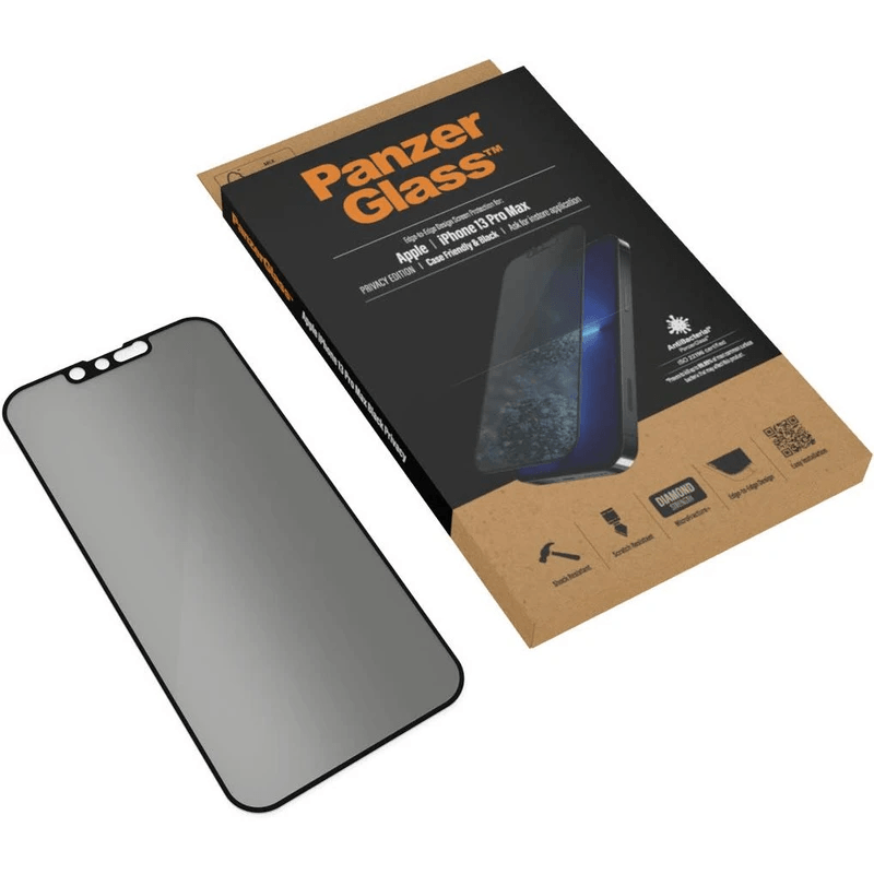 PanzerGlass Privacy Glass Screen Protector iPhone 13 Pro Max Case Friendly PROP2746 - SuperOffice