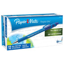 Papermate Flex Grip Retract BallPoint 1.0mm Medium Pen Blue Box 12 9510131 - SuperOffice