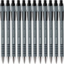 Papermate Flexgrip Retractable Ballpoint Pen Fine 0.8mm Black Box 12 9580131 (Box 12) - SuperOffice