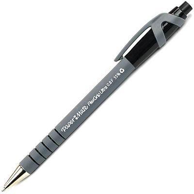 Papermate Flexgrip Retractable Ballpoint Pen Fine Black 9580131 - SuperOffice
