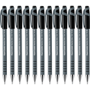 Papermate Flexgrip Ultra Ballpoint Pen Medium Nib Cap Black Box 12 9630131 (Box 12) Medium Black Capped - SuperOffice
