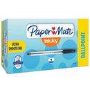 Papermate InkJoy 50ST Capped BallPoint 1.0mm Medium Pen Black Box 12 2013154 - SuperOffice