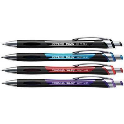 Papermate Inkjoy 550 Retractable Ballpoint Pen Medium 1.0Mm Assorted Pack 4 1994936 - SuperOffice