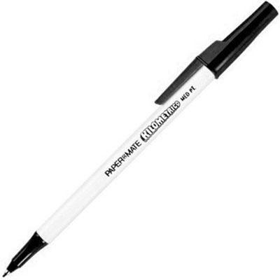 Papermate Kilometrico Ballpoint Pens 1.0Mm Black Pack 10 S20073054 - SuperOffice