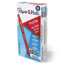 Papermate Profile BallPoint 1.0mm Medium Pen Red Box 12 2095454 - SuperOffice