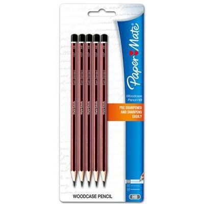 Papermate Woodcase Pencil Hb Pack 5 S20073078 - SuperOffice