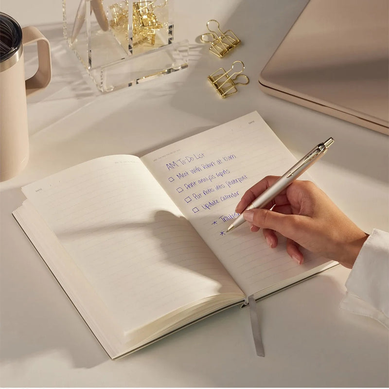 Parker IM Ballpoint Pen Champagne Gold Trim Gift Box Set 2172956 - SuperOffice