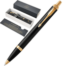 Parker IM Ballpoint Pen Gloss Black Gold Trim + Gift Box 1931666 - SuperOffice