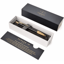 Parker IM Ballpoint Pen Premium Black Gold Trim Medium Nib Gift Set Diamond Pattern 1931667 - SuperOffice