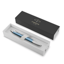 Parker IM Premium Ballpoint Pen Blue Grey Metallic Medium Nib Gift Box 2143645 - SuperOffice