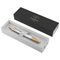 Parker IM Premium Ballpoint White Pearl Gold Trim Medium Nib Gift Box 2143643 - SuperOffice