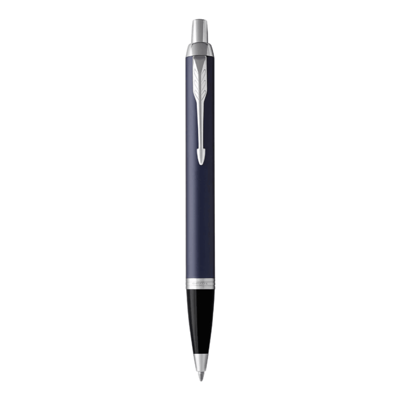 Parker IM Premium Matte Blue Chrome Ball Point Pen 1931668 - SuperOffice