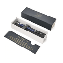 Parker IM Premium Matte Blue Chrome Ball Point Pen 1931668 - SuperOffice