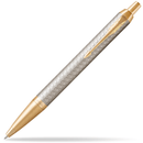 Parker IM Premium Warm Silver Gold Trim Ball Point Pen 1931687 - SuperOffice