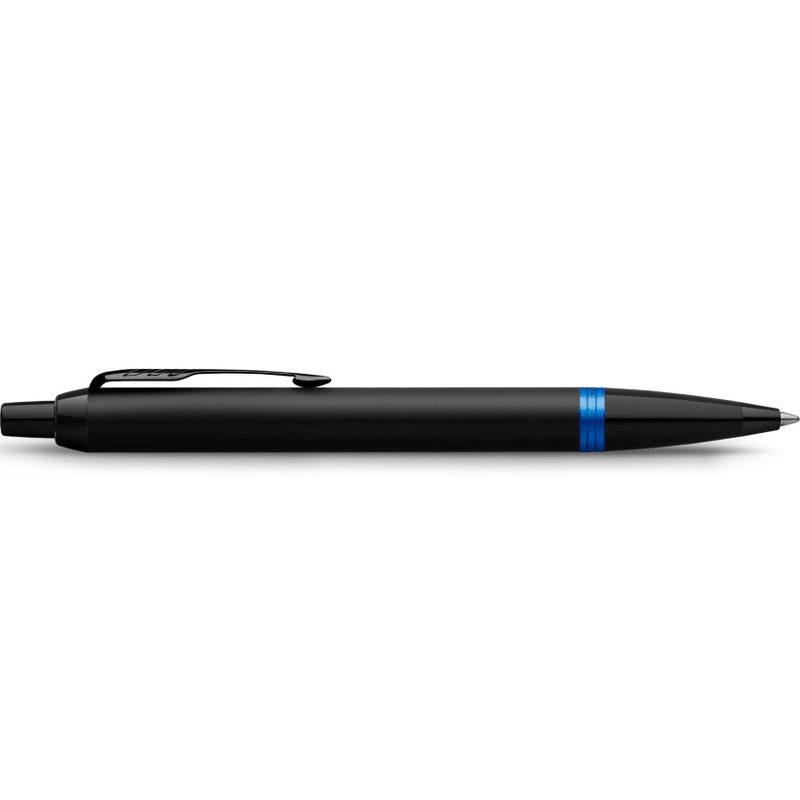 Parker IM Professional Ballpoint Pen Satin Black Vibrant Blue Ring Gift Box 2172941 - SuperOffice