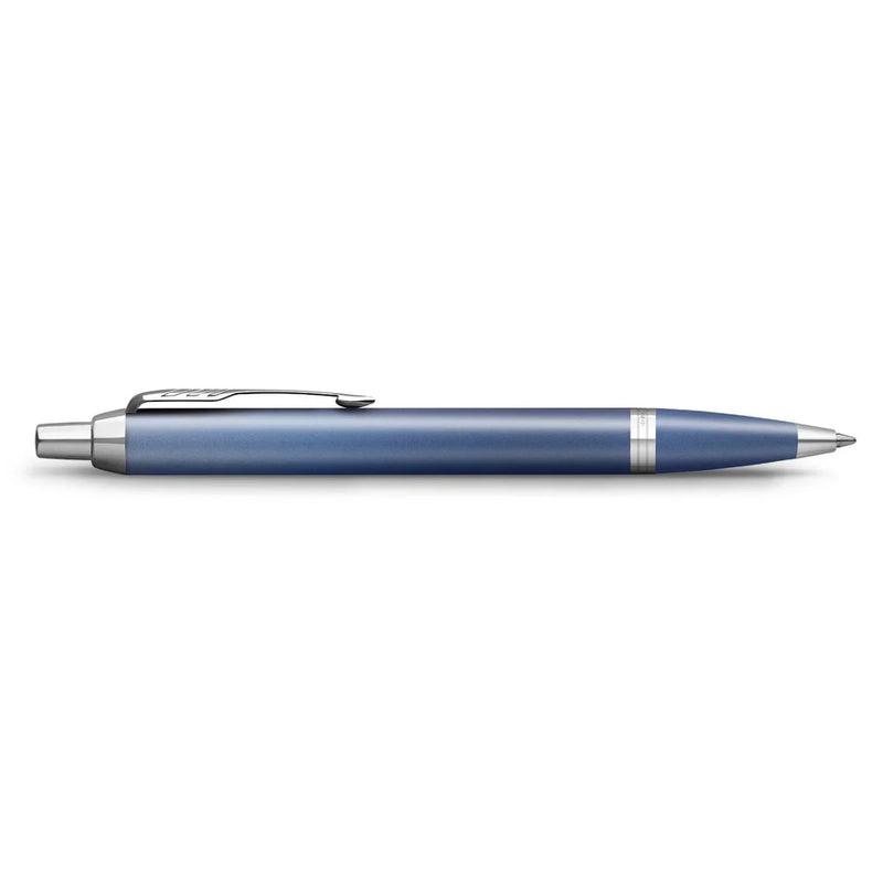 Parker IM Writing Rituals Ballpoint Pen Medium Tip Blue Finish Gradient Chrome Trim Gift Box 2203906 - SuperOffice