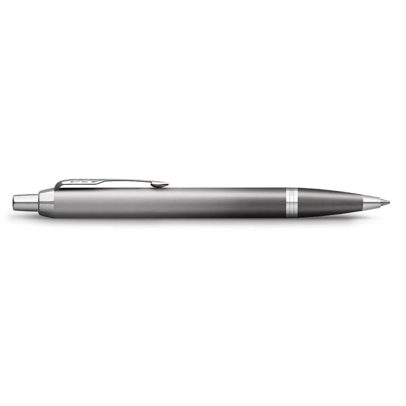 Parker IM Writing Rituals Ballpoint Pen Medium Tip Gradient Chrome Trim Grey Gift Box 2203898 - SuperOffice