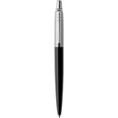 Parker Jotter Ballpoint Pen Bond Street Black Chrome Trim Medium Nib Blue 1953207 - SuperOffice