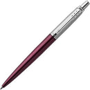 Parker Jotter Ballpoint Pen Portobello Purple Chrome Trim Medium Nib Blue 1953246 - SuperOffice