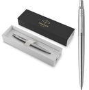 Parker Jotter Ballpoint Pen Stainless Steel Chrome Trim Gift Box 1953170 - SuperOffice