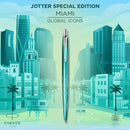 Parker Jotter Special Edition Global Icons Ballpoint Pen Miami Turquoise Gift Box 2221602 - SuperOffice