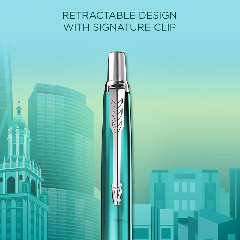 Parker Jotter Special Edition Global Icons Ballpoint Pen Miami Turquoise Gift Box 2221602 - SuperOffice