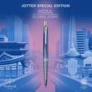 Parker Jotter Special Edition Global Icons Ballpoint Pen Seoul Blue Gift Box 2221600 - SuperOffice
