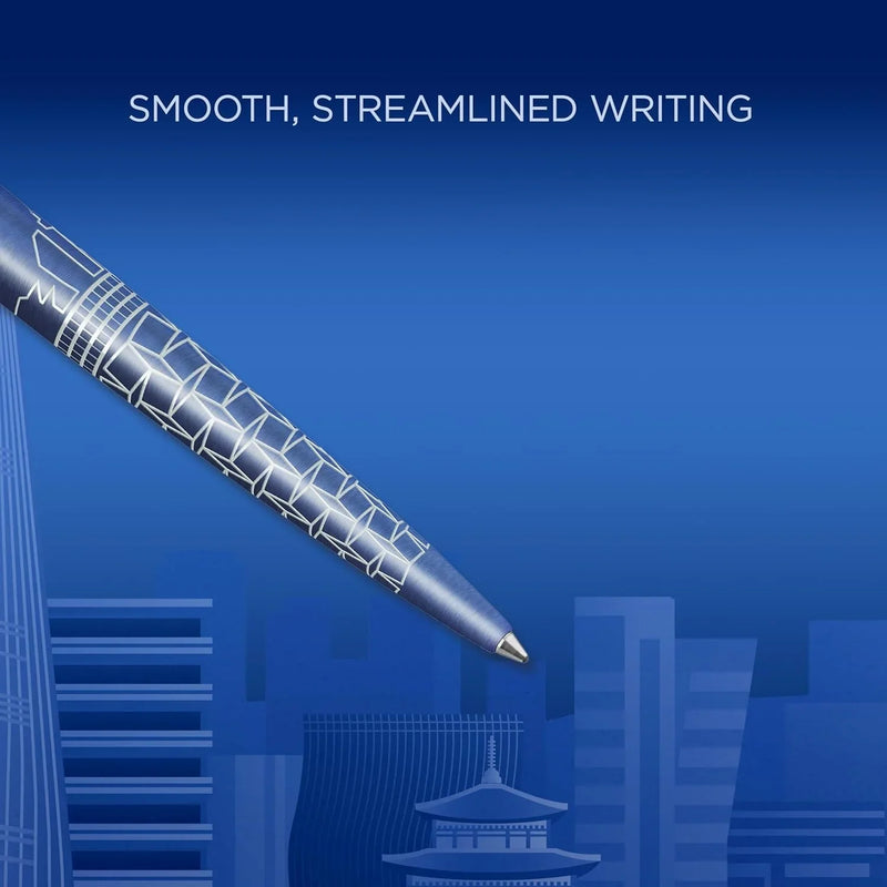 Parker Jotter Special Edition Global Icons Ballpoint Pen Seoul Blue Gift Box 2221600 - SuperOffice