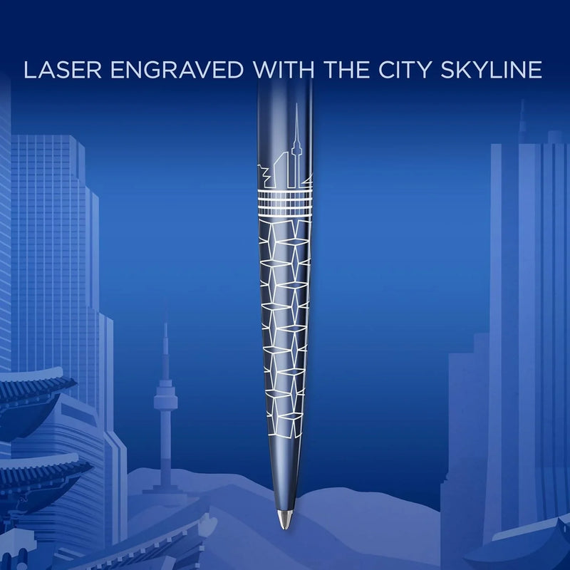 Parker Jotter Special Edition Global Icons Ballpoint Pen Seoul Blue Gift Box 2221600 - SuperOffice