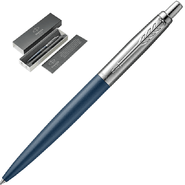 Parker Jotter XL Ballpoint Pen Large Alexandra Matte Blue Silver Gift Box 2068359 - SuperOffice
