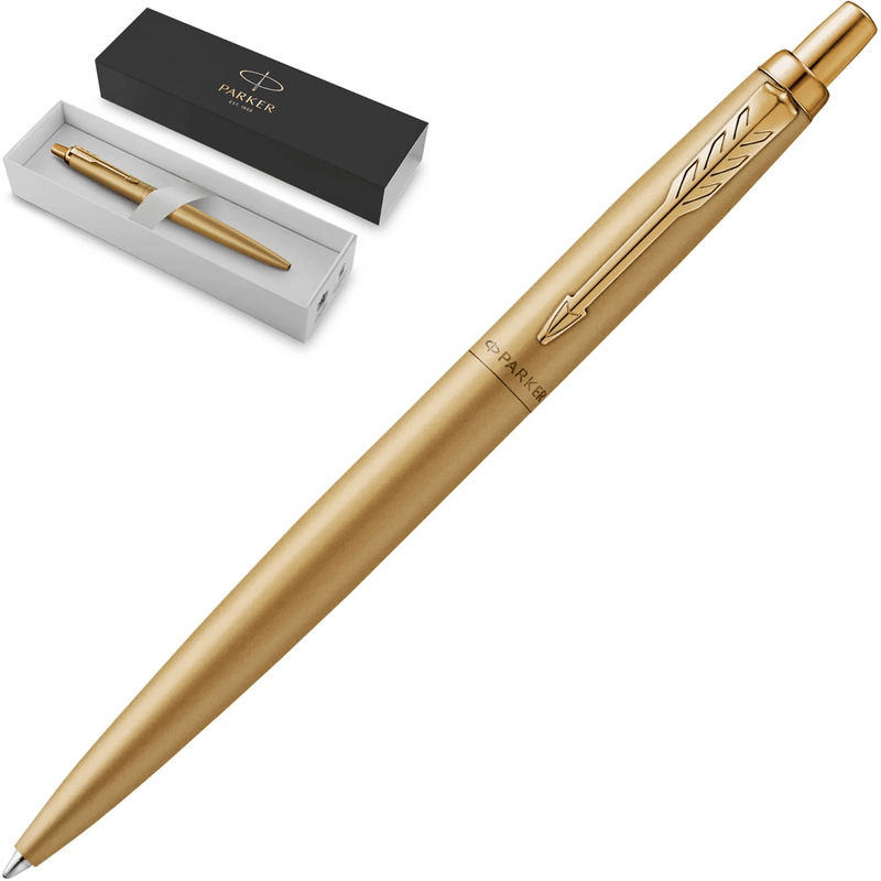 Parker Jotter XL Ballpoint Pen Large Monochrome Matte Yellow Gold Gift Box 2122754 - SuperOffice