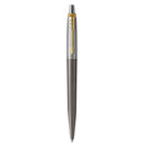 Parker Jotter XL Ballpoint Pen Medium Tip Grey Lacquer Gold Trim Gift Box 2213722 - SuperOffice