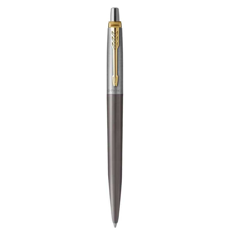 Parker Jotter XL Ballpoint Pen Medium Tip Grey Lacquer Gold Trim Gift Box 2213722 - SuperOffice