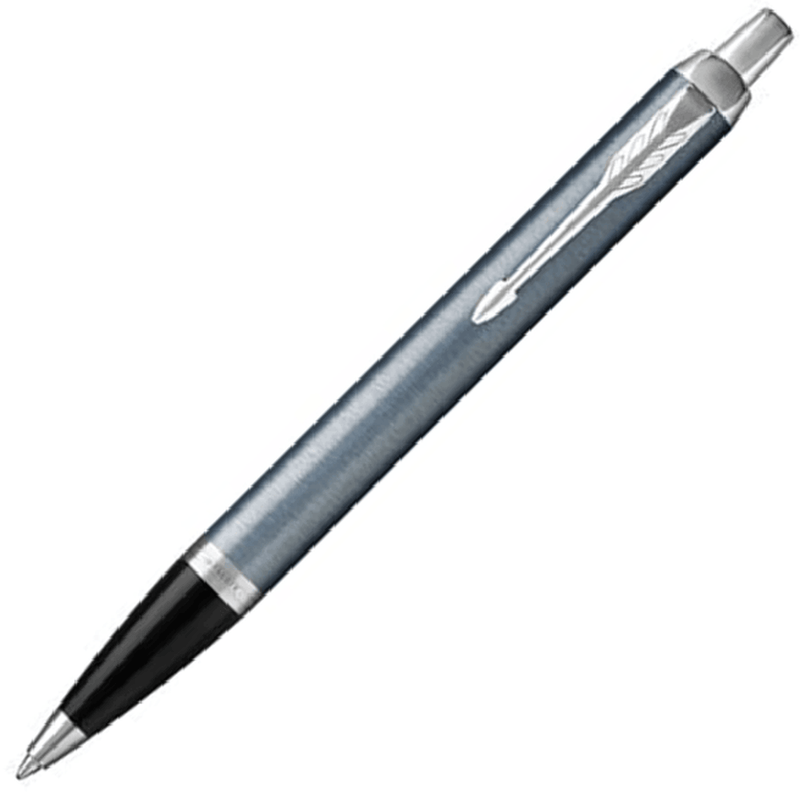 Parker Premium IM Ballpoint Pen Light Blue Grey Medium Nib Black 1931669 - SuperOffice