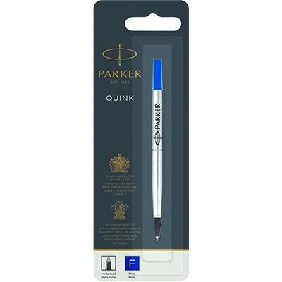 Parker Quink Pen Refill Rollerball Fine Nib Blue 1950322 - SuperOffice
